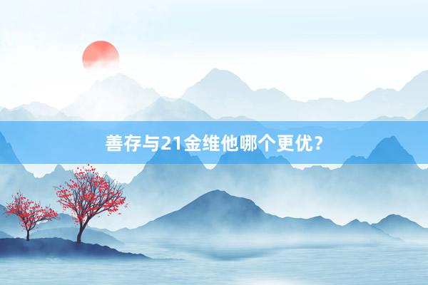 善存与21金维他哪个更优？